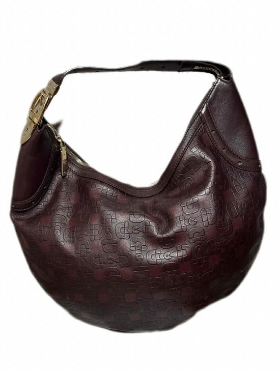 Gucci Handbags - Gucci Burgundy Leather Hobo Bag